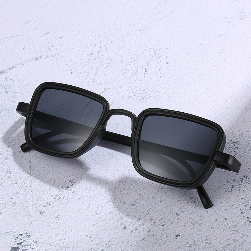 Wholesale Men's Retro Box Steampunk PC Sunglasses