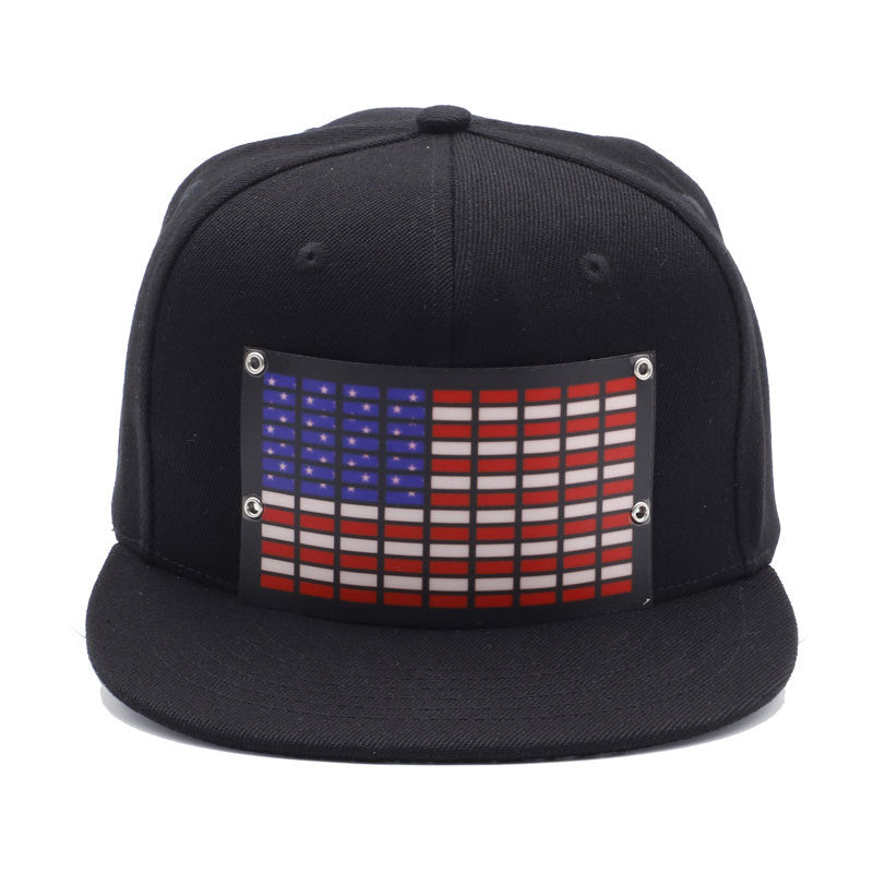 Wholesale LED performance party el cold light film luminous hat