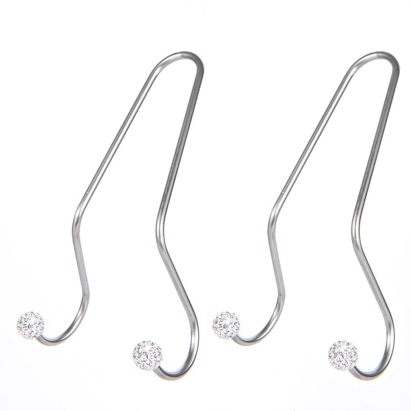Wholesale Diamond Inlaid Seats Headrests Multifunctional Hooks Concealed Storage Stainless Steel Hooks