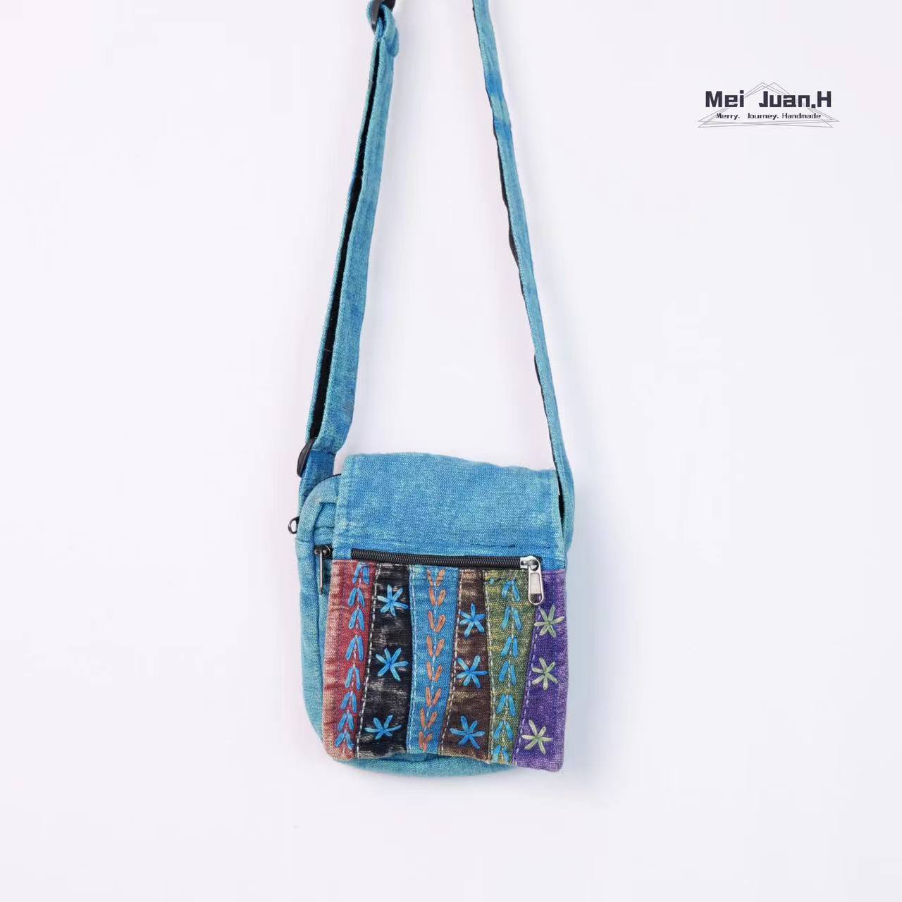 Wholesale Hippie Wasteland Style Bohemian Ethnic Style Niche Tassel Crossbody Shoulder Bag
