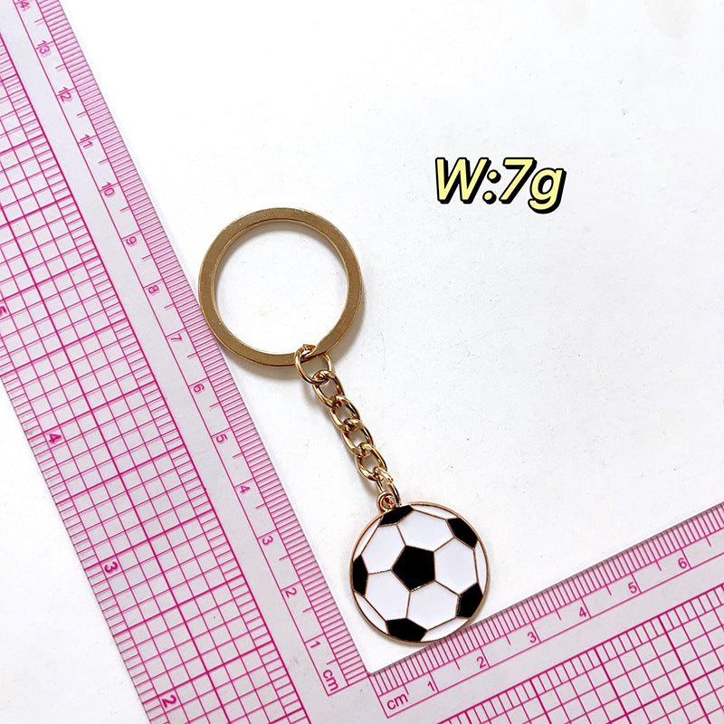 Wholesale Football Sports Series Commemorative Metal Keychain