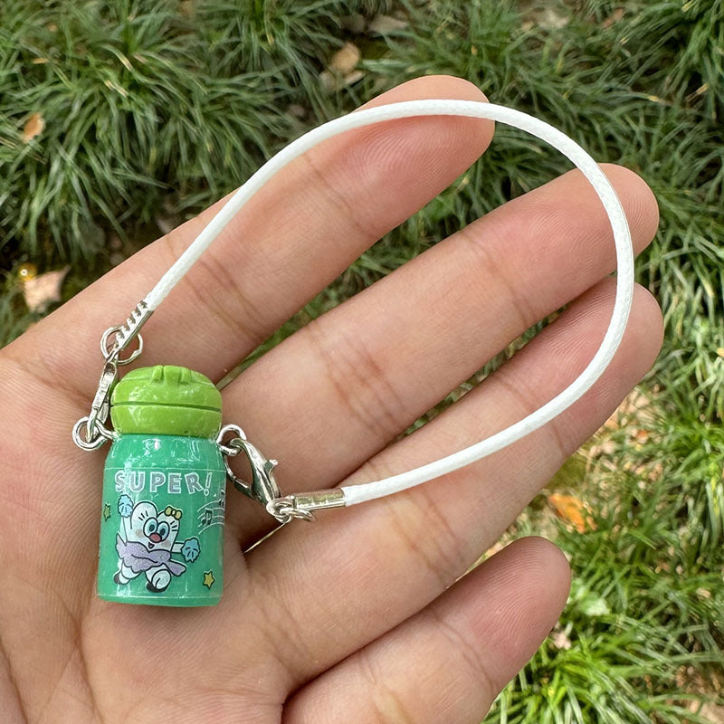 Wholesale Mini kettle thermos cup pendant cute small bottle doll accessories