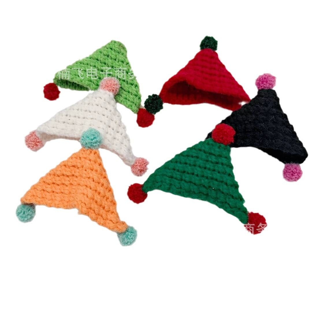 Wholesale Mini Handmade Knitted Cartoon Hat  Doll  Accessories
