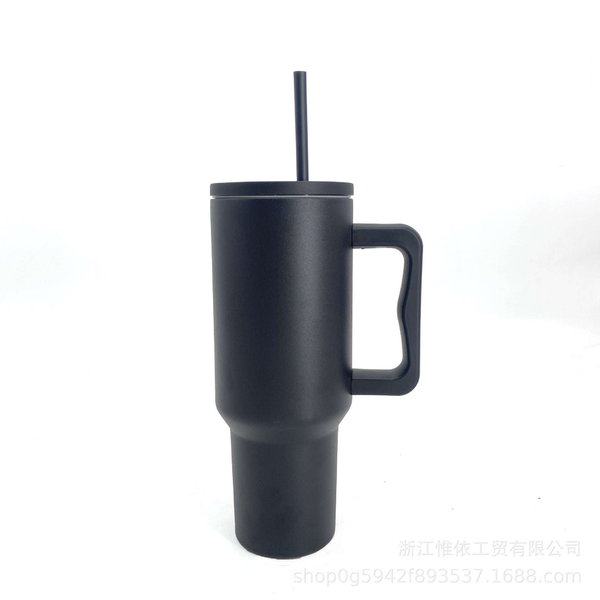 Wholesale 40oz Handle Car Cup Stainless Steel Straw Ice Cup Car Portable Thermos Cup