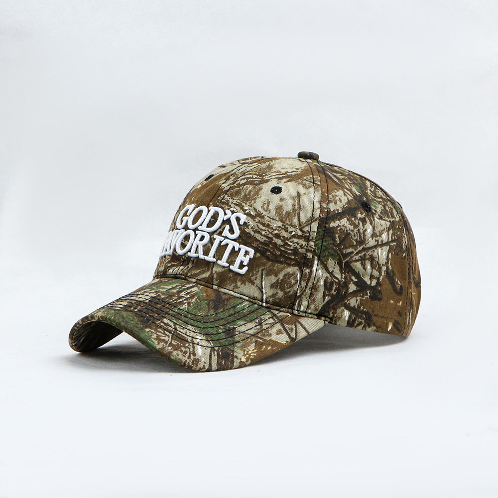 Wholesale Camouflage tree branch pattern embroidered duckbill cap