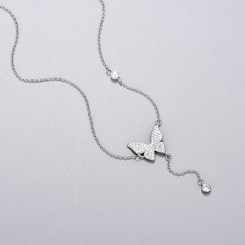 Wholesale Butterfly Tassel Necklace