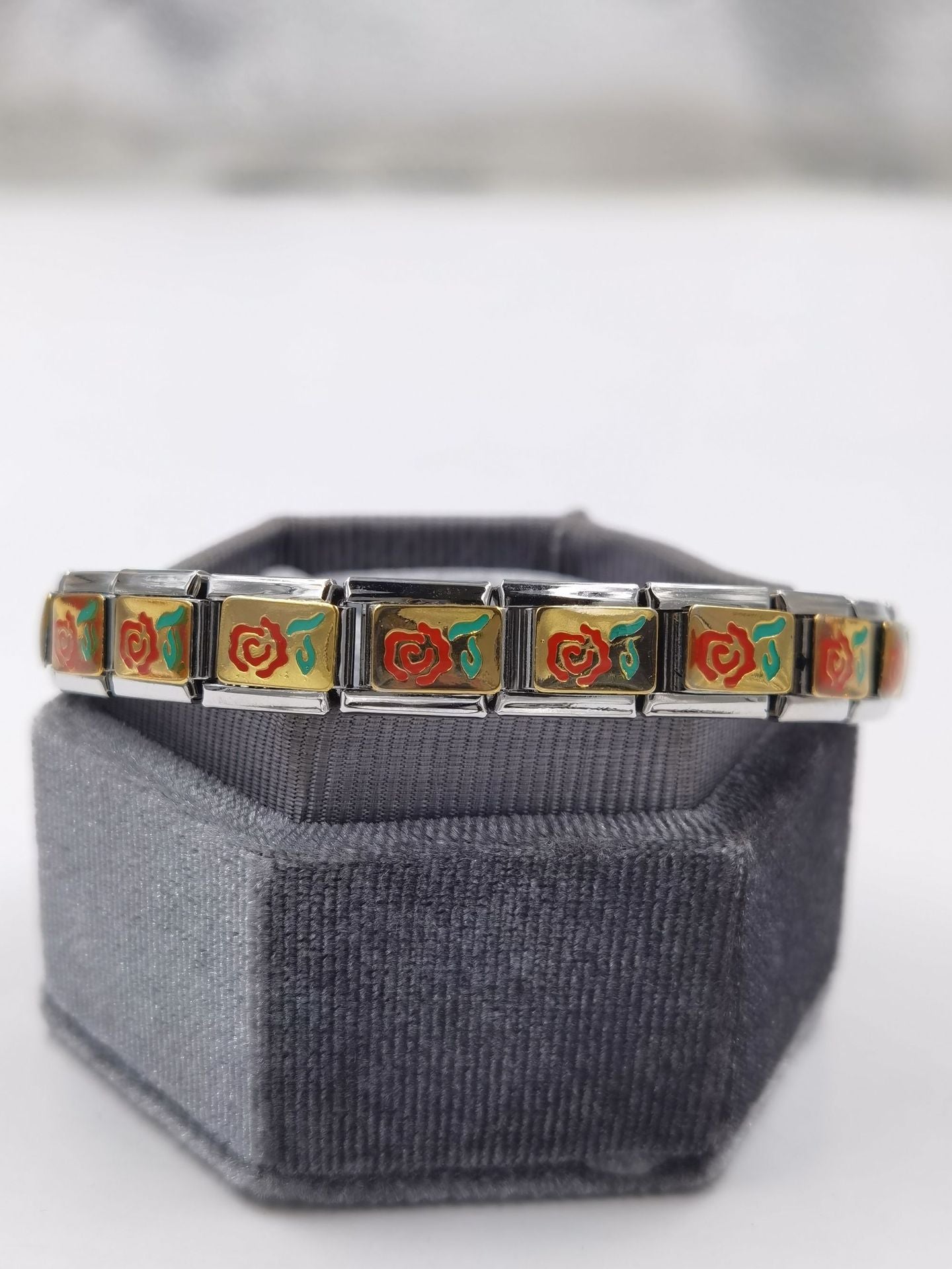 Wholesale Italian Charm Bracelet DIY Module Splicing Stainless Steel Bracelet Accessories Charms