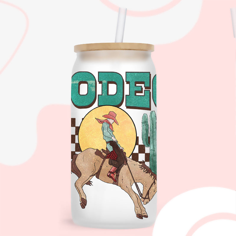 Wholesale Western-style horn boots  16oz Cup UV DTF Wraps