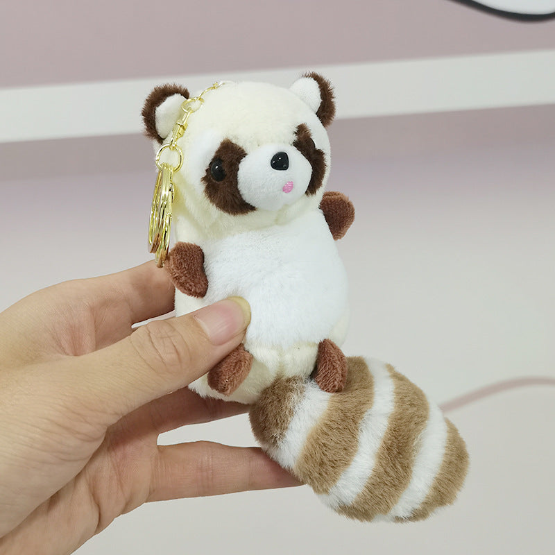 Wholesale Raccoon Plush Doll Keychain