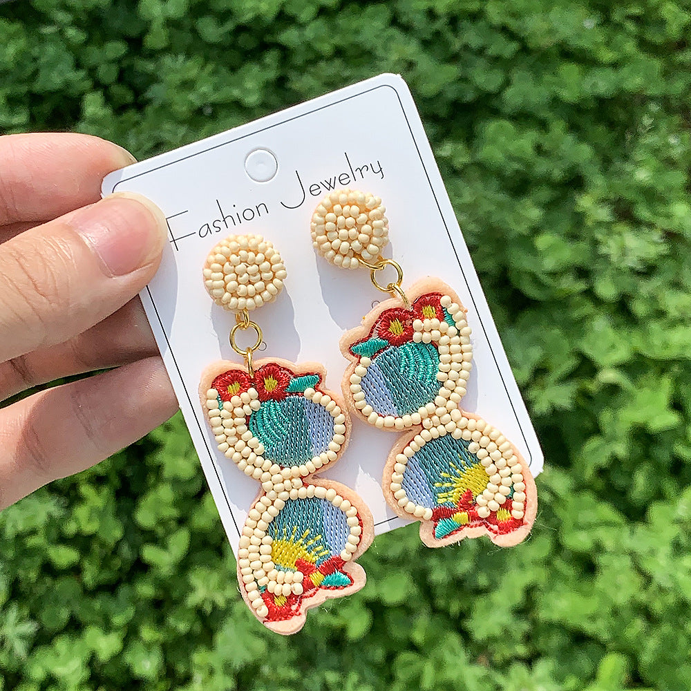 Wholesale Bohemian Handwoven Sunglasses and Bead Earrings