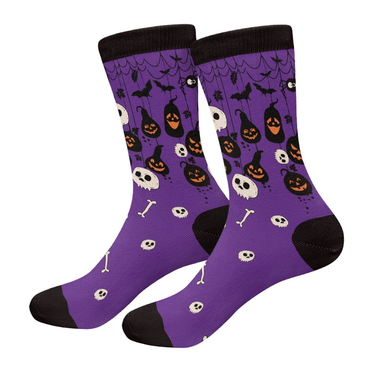 Wholesale Full Print Breathable Sports Halloween Stockings