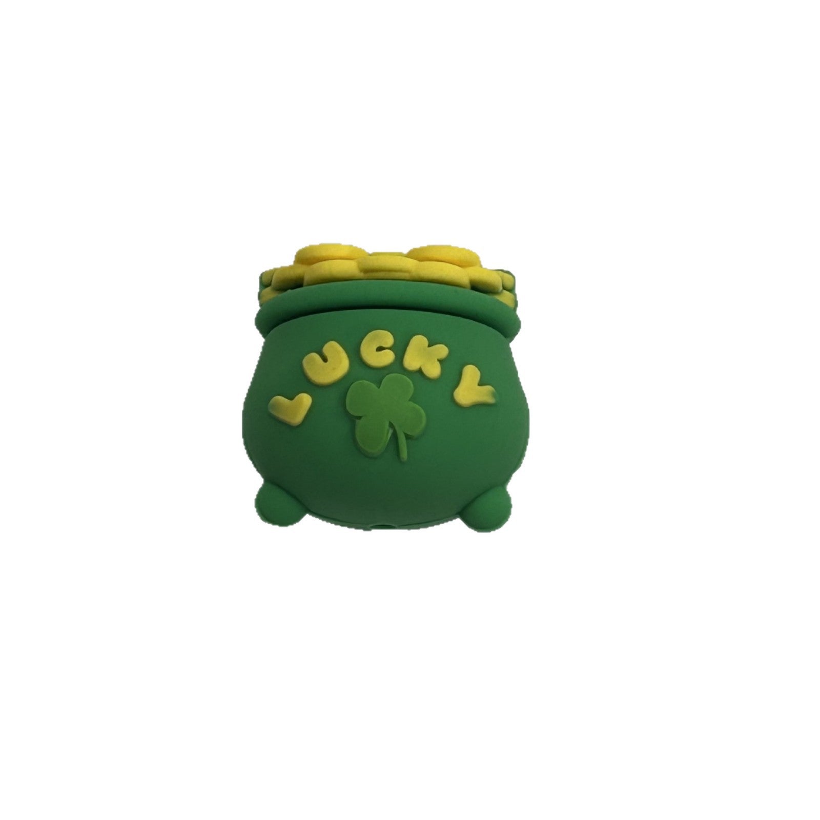 Wholesale 10pcs St.  Patrick' s Day Green Hat Cartoon 3D Focal Beads