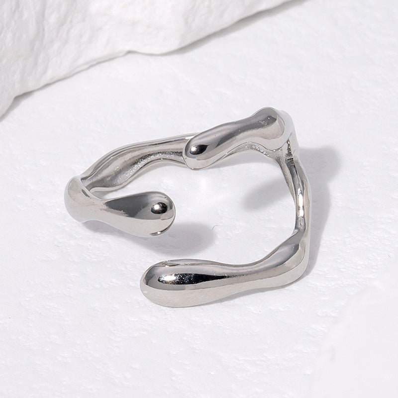 Wholesale Open-Style Stainless Steel Ring — Minimalist &  Understated Design ( Non-Fading)