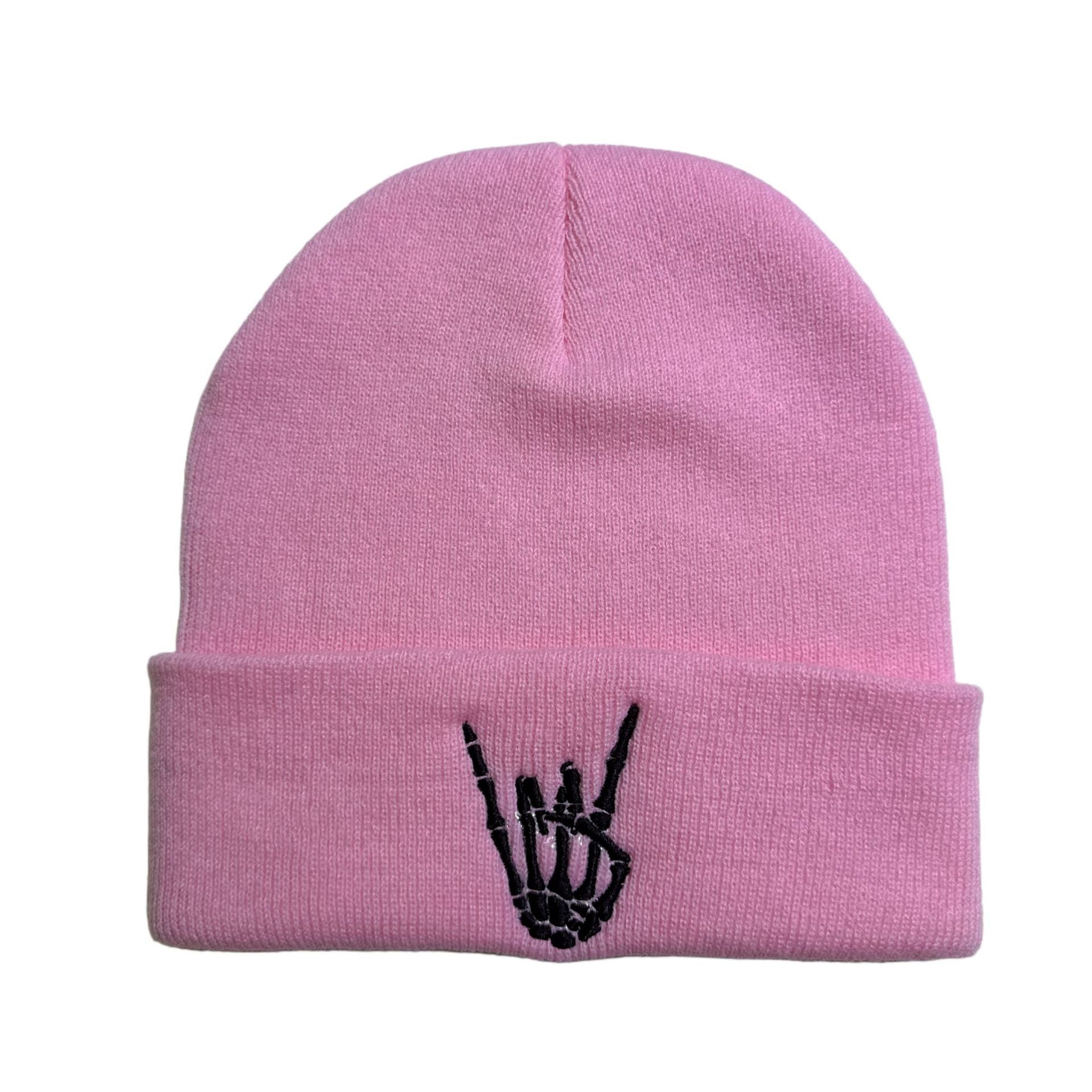 Wholesale  skull finger knitted hat winter warm hat