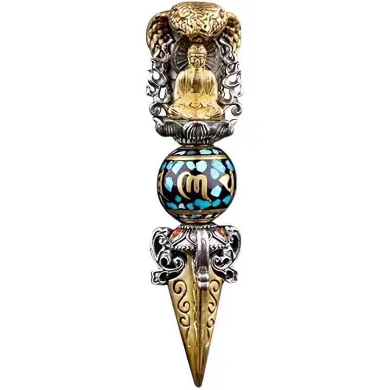 Wholesale Copper Turn Vintage Vajra Pendant Necklace