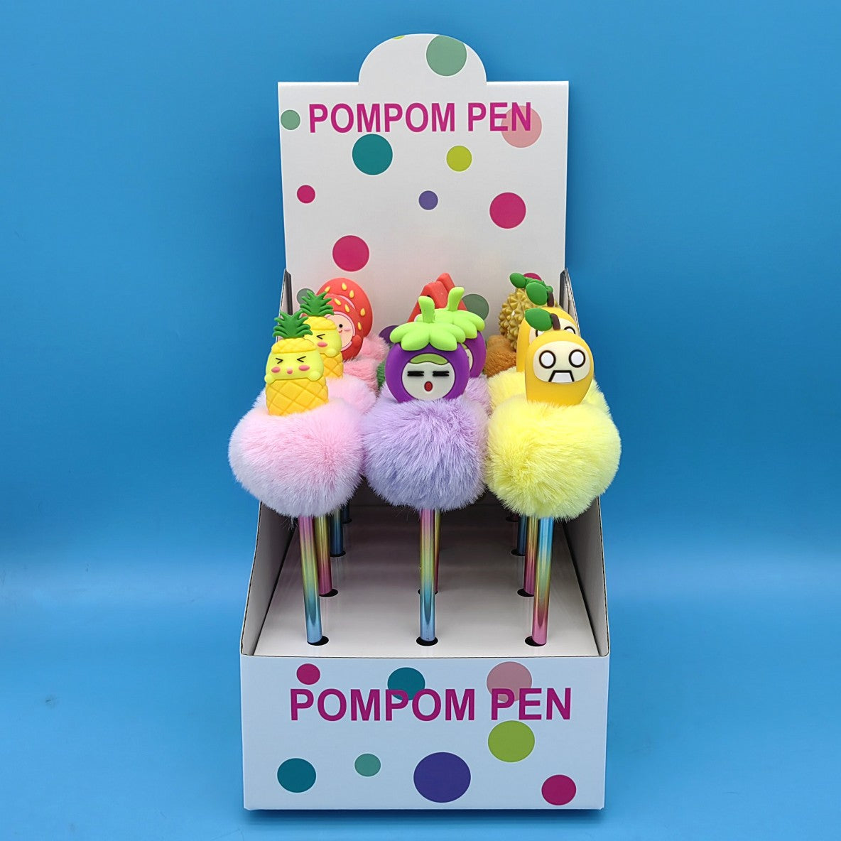 Wholesale Fruit Plush Ball Pen