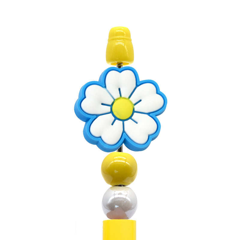 Wholesale Random 100pcs/pack  Cartoon Butterfly Flower Beads Focal Beads