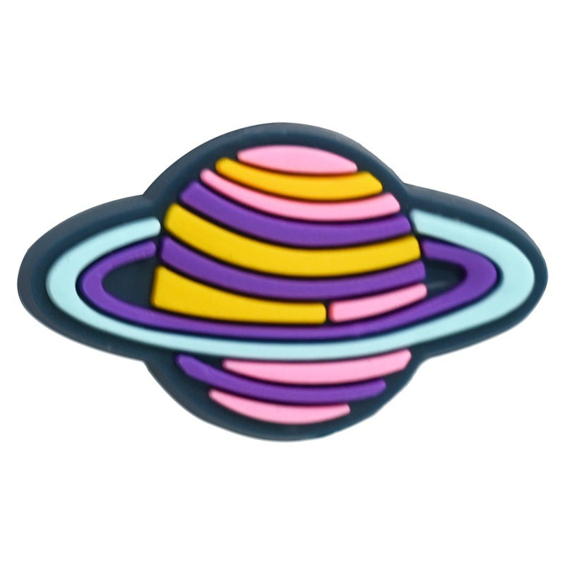 Wholesale  Random 100pcs Planet Series Soft Rubber Beads