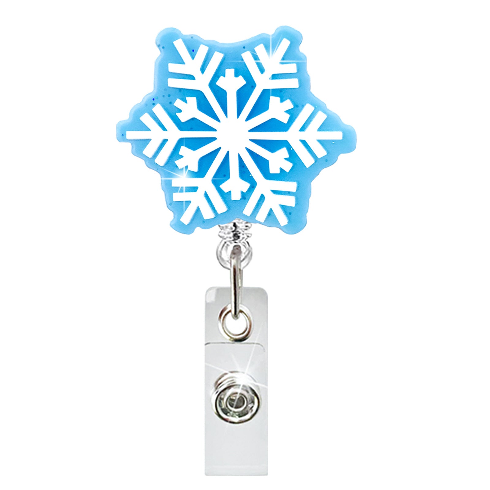 Wholesale Snowflake Telescopic Keychain