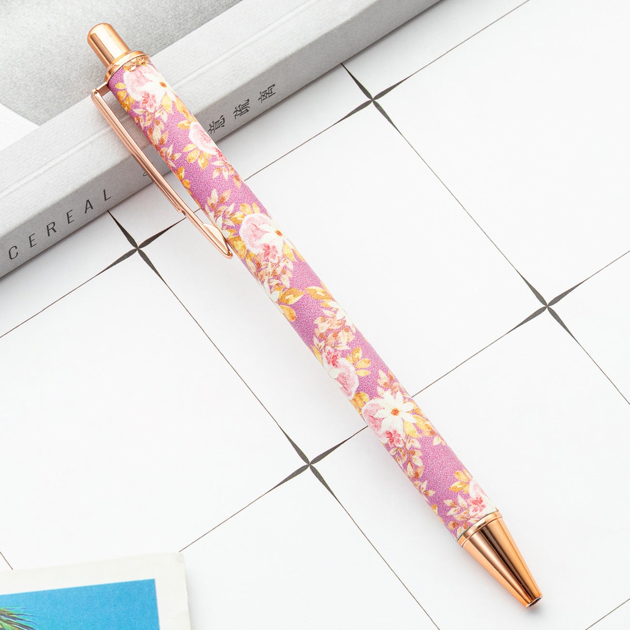 Whoelsale Pens Fashion Flower Metal Pen