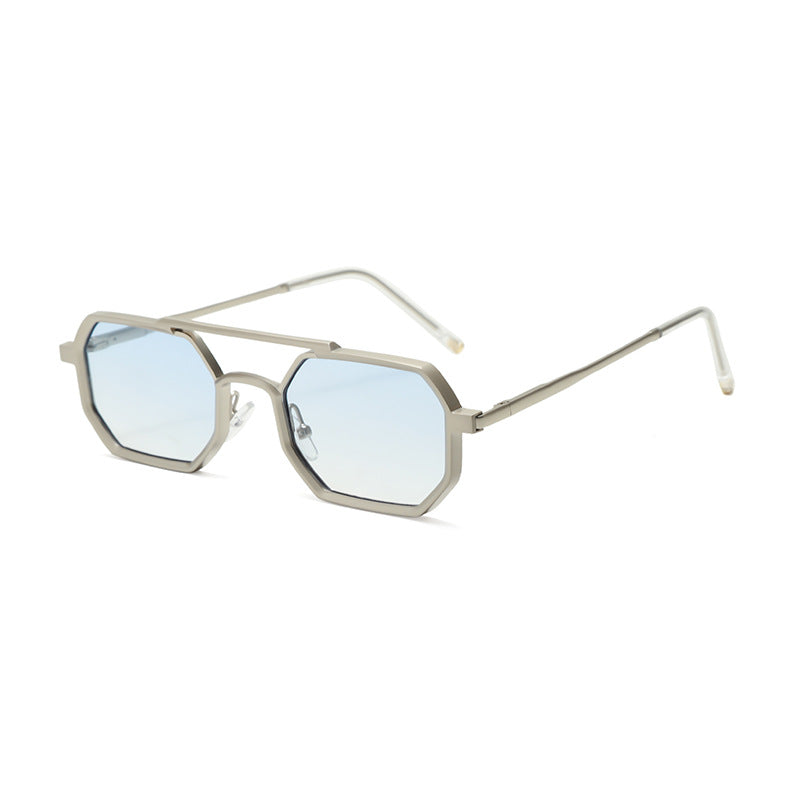 Wholesale Retro polygonal punk sunglasses