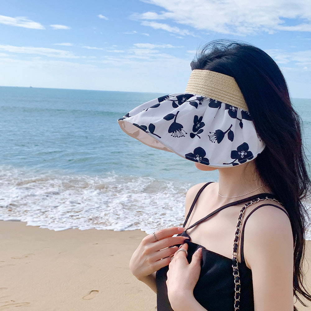 Sombrero de cubo de vinilo de protección UV de algodón al por mayor