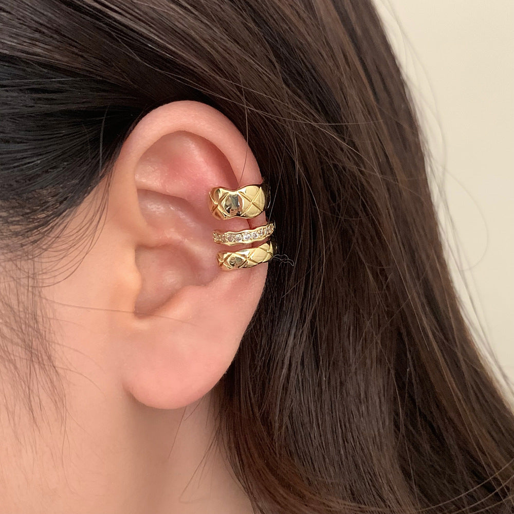 Wholesale Fashion Micro-Inlaid Zirconia Single Ear Cuff