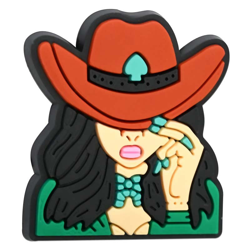 Wholesale Random100pcs Cartoon Cute Denim PVC Pen Focal Beads