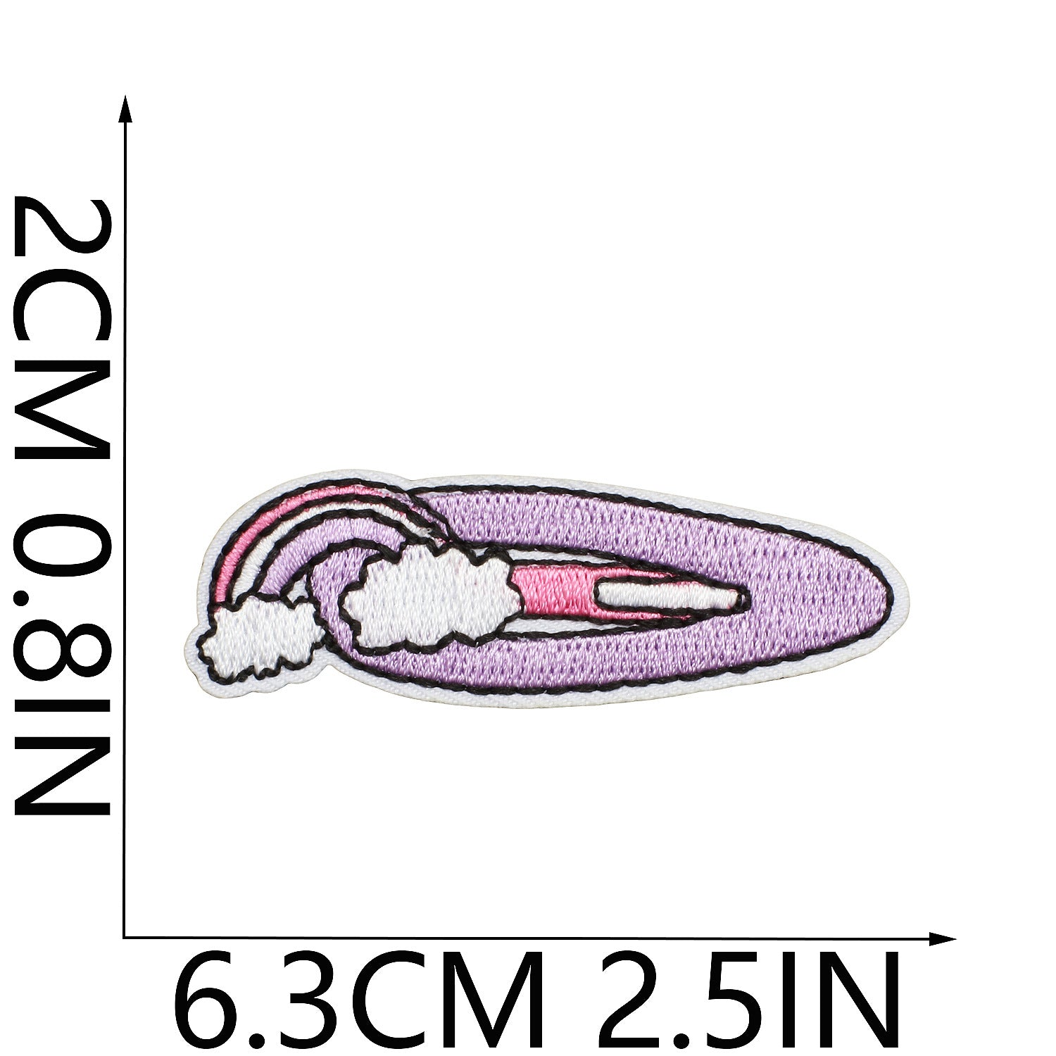 Wholesale Stylish Purple Eye Embroidery Patch Design Iron On Applique For Clothing DIY Fashion Accessory Gift