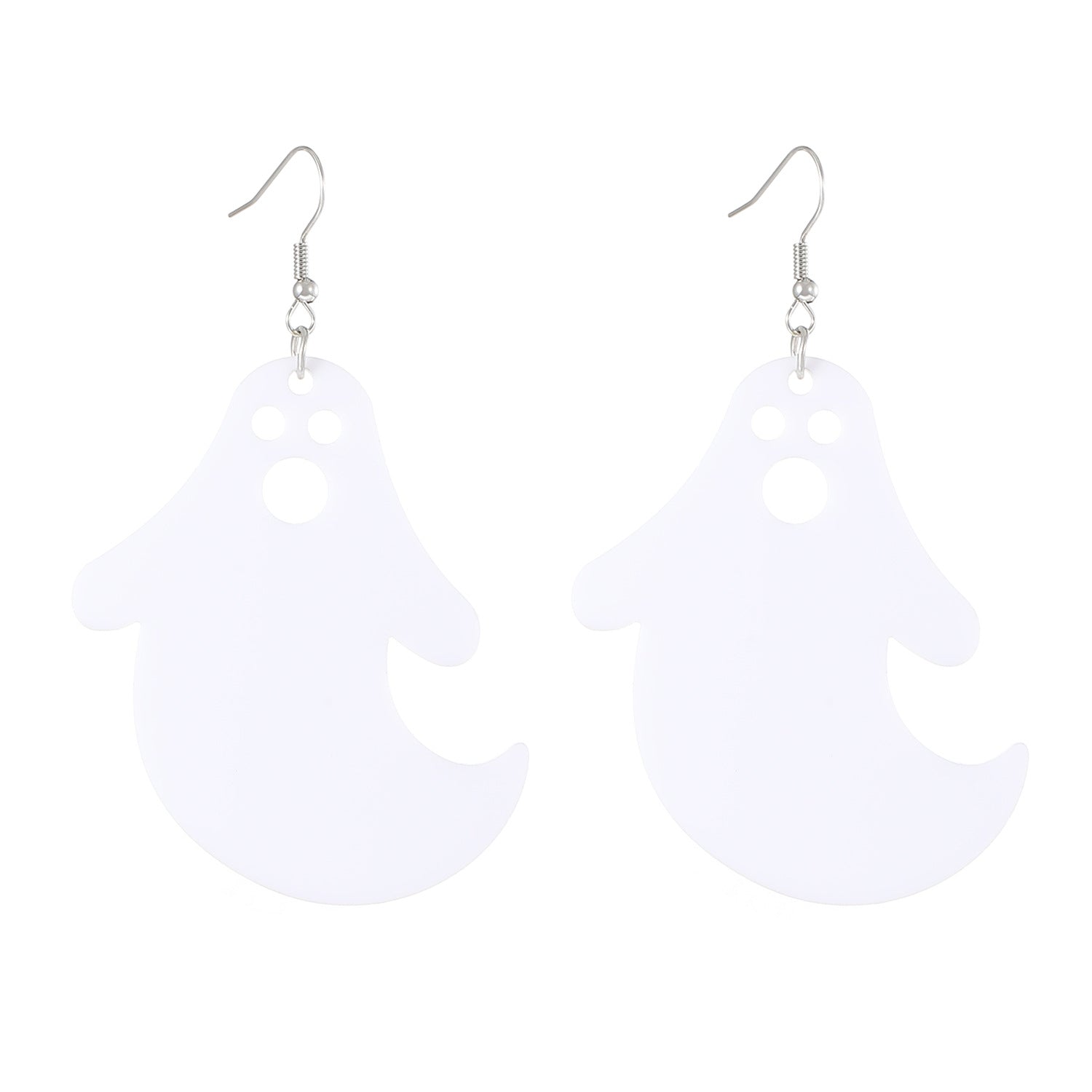 Wholesale Acrylic Gothic Dark Pumpkin Bat Skull Earrings