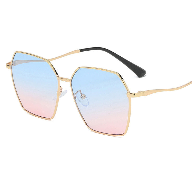 Wholesale Metal Polygon PC Sunglasses
