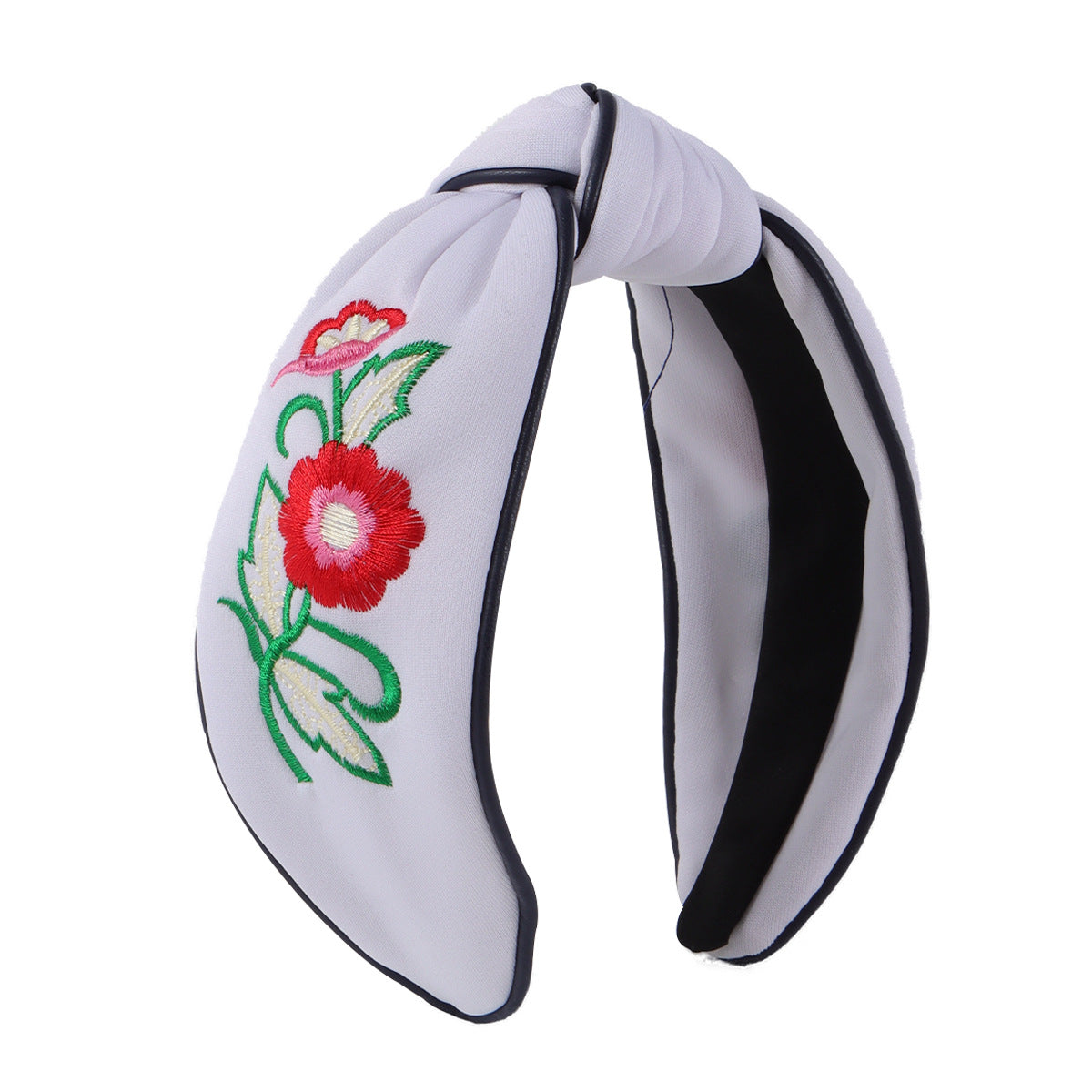 Wholesale Vintage Embroidered Flower Headband