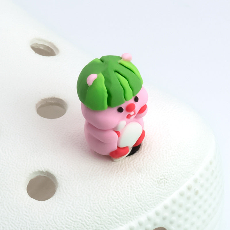 Wholesale 5pcs Cartoon 3D Garden Crocs Decorative Accessories