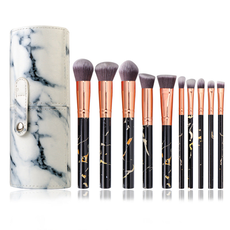 Wholesale of 10 Marble Makeup Brush Sets