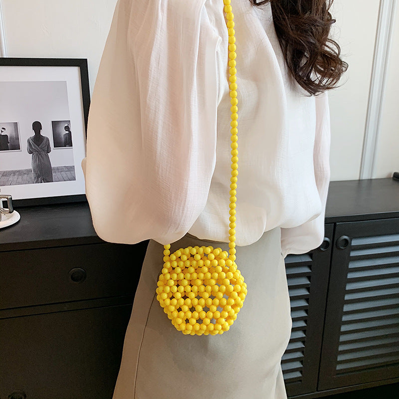 Bolsa de cuentas hechas a mano de acrílico al por mayor