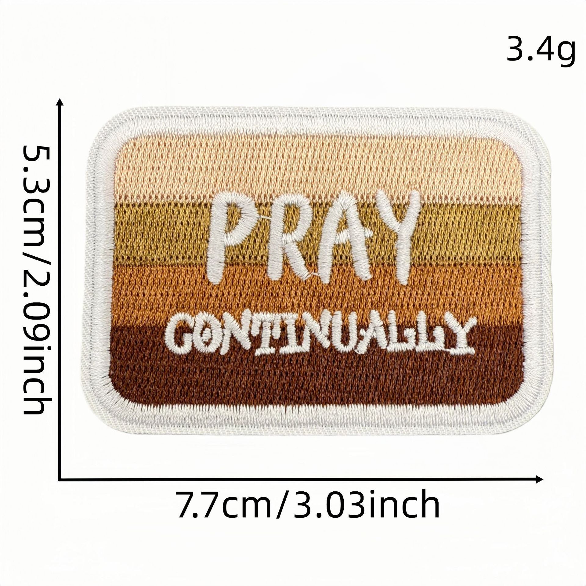 Wholesale Polyester Embroidered Patches Bohemian Cartoon English Iron On Badges For DIY Craft Supply