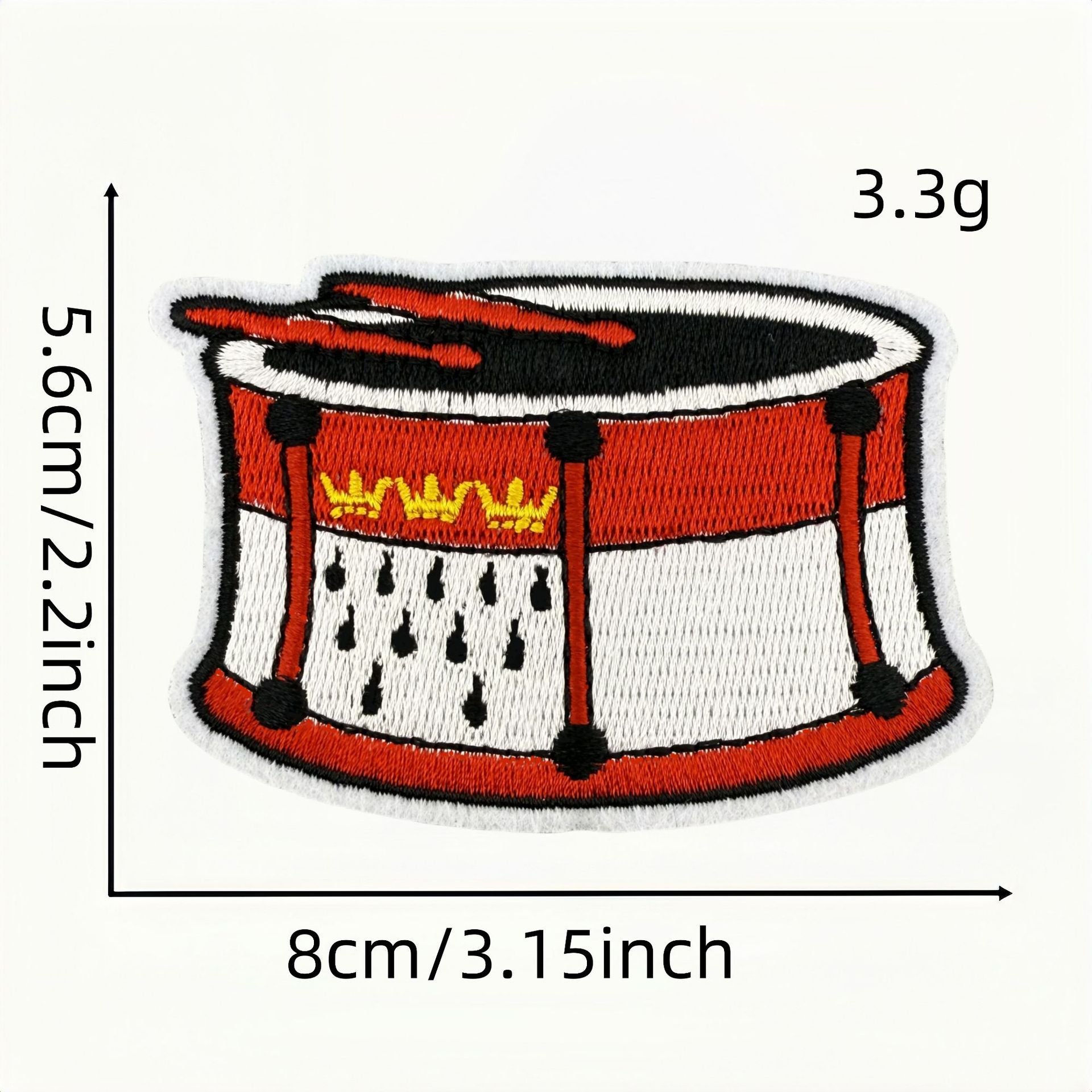 Wholesale Carnival cartoon red clown DIY patches