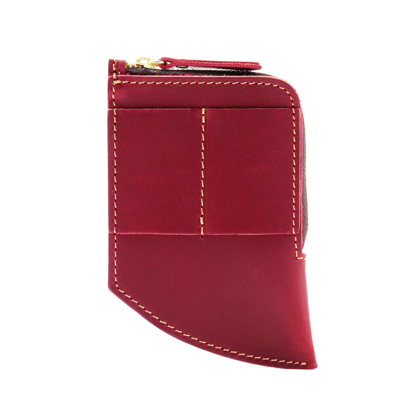 Wholesale Cowhide Mini Zip Wallet