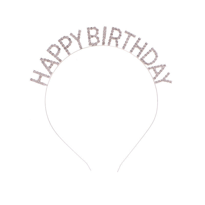 Wholesale Wholesale happy birthday birthday party headdress headband