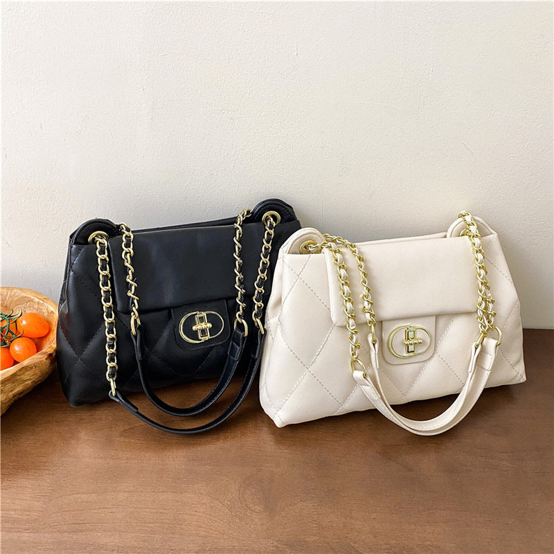 Wholesale Fashion One-shoulder Handbag Crossbody Chain Soft Pu Leather Small Square Bag
