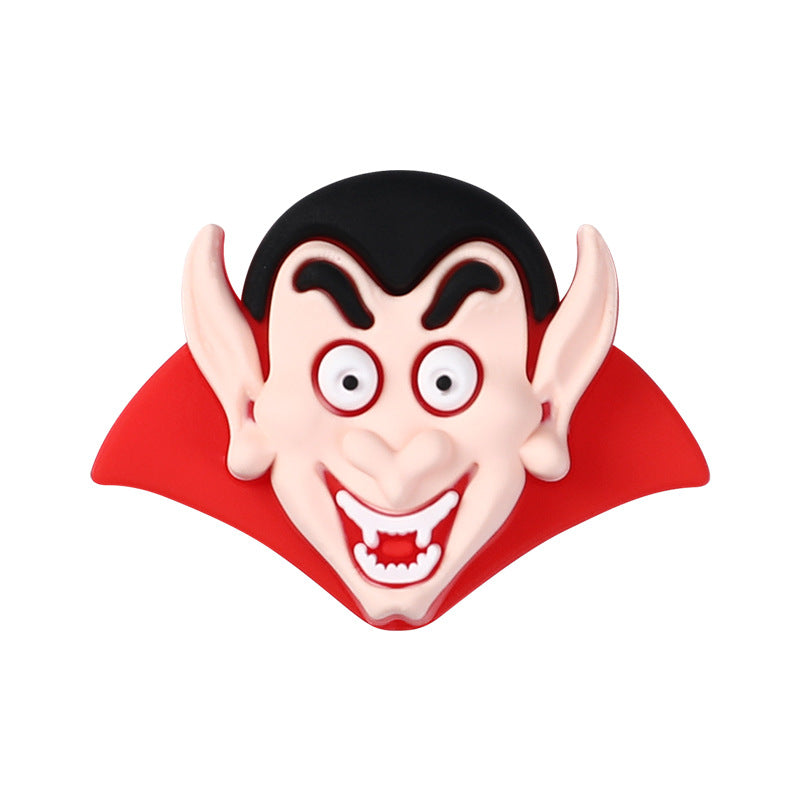 Wholesale 20pcsNew Halloween 3D silicone beads loose beads creative diy bracelet jewelry food grade pumpkin silicone beads