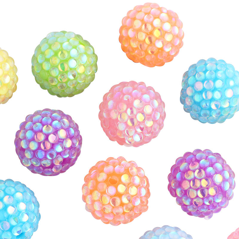 Wholesale 10pcs/pack Acrylic Straight Hole Beads DIY Accessories