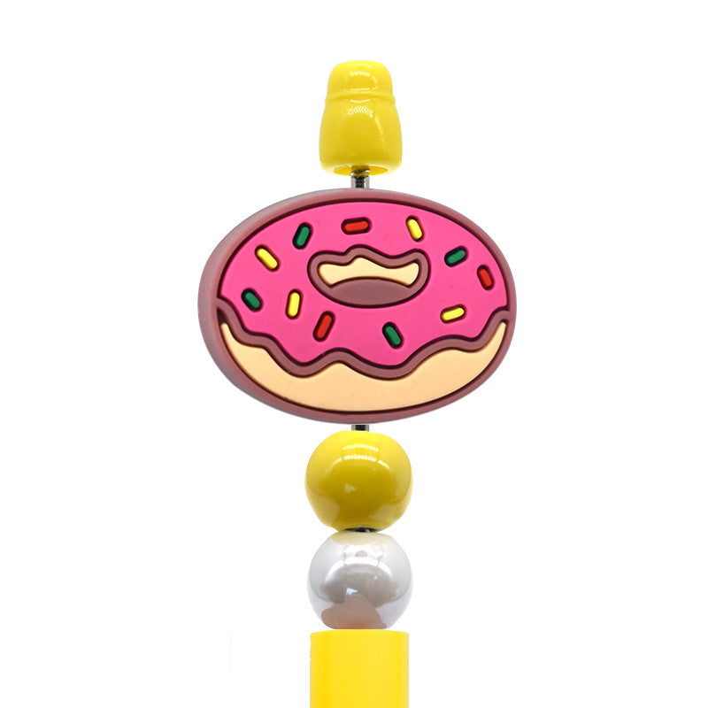 Wholesale   Random 100pcs/pack  Stationery cartoon dessert beads   Focal Beads