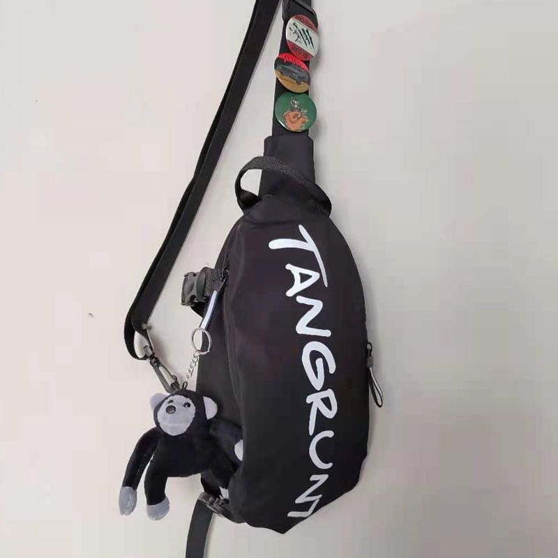 Wholesale Messenger bag sports waist bag casual fashion shoulder bag student personality small cross bag chest bag