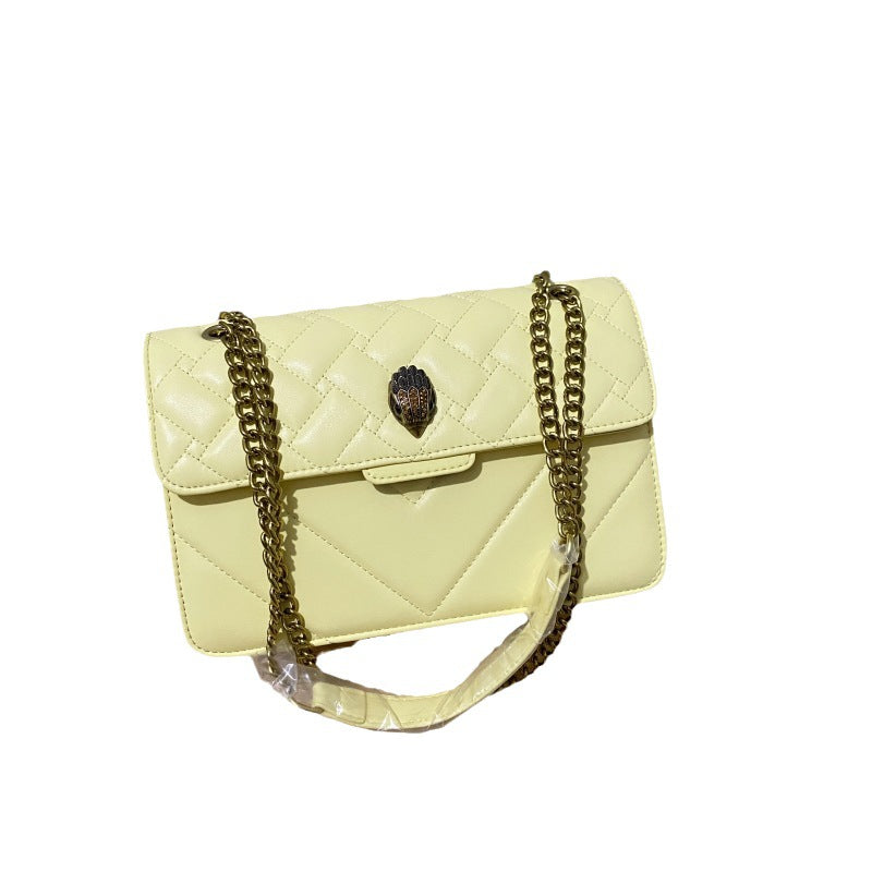 Wholesale Versatile Shoulder Bag Eagle Head Embroidery Chain PU Crossbody Bag