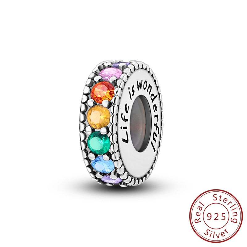 Wholesale  eternal heart-shaped rubber plug Charms