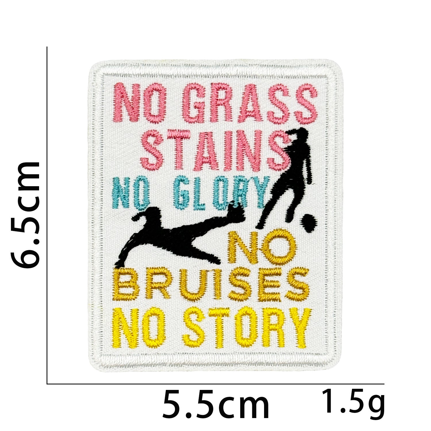 Wholesale 10pcs Sports Football  embroidered patch