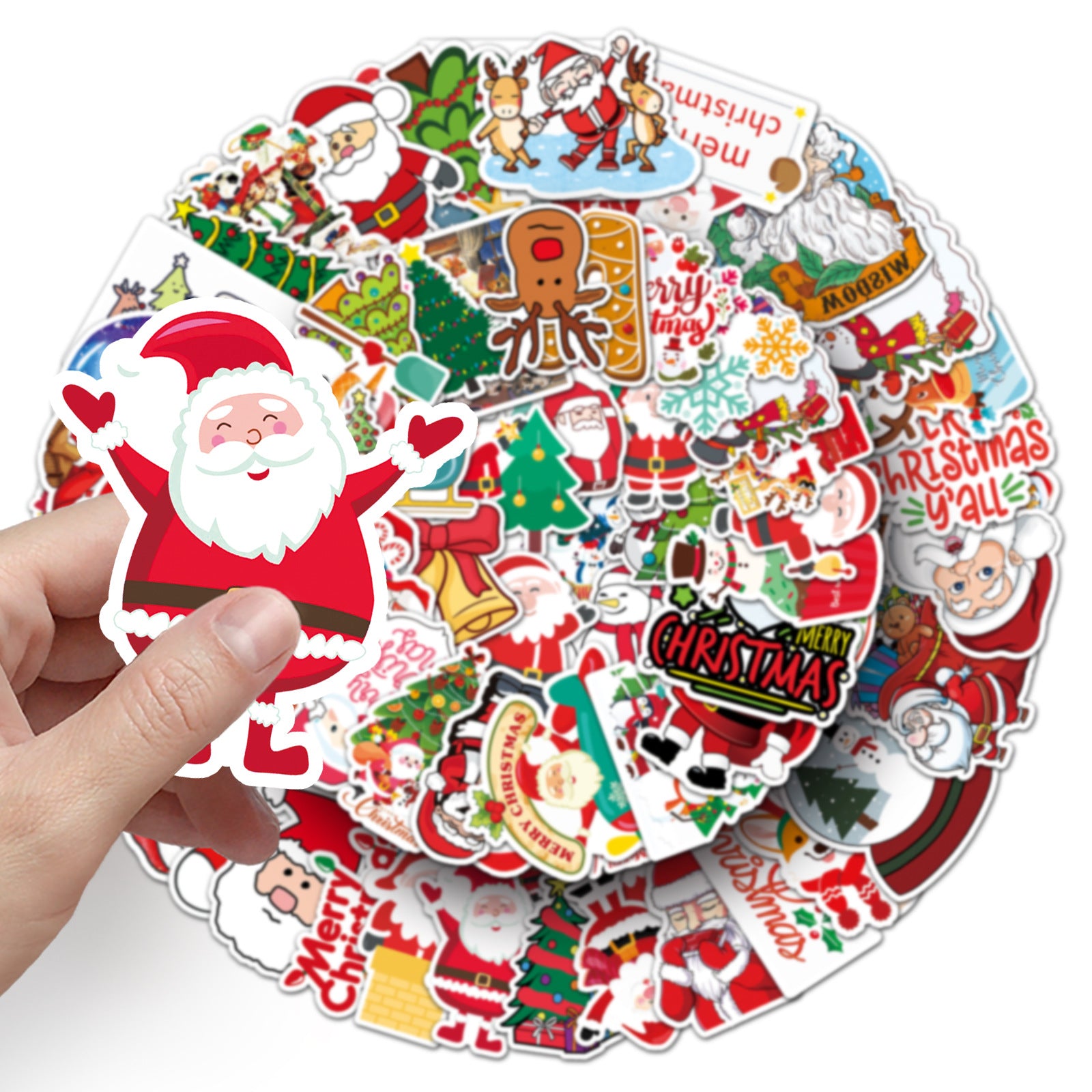 Wholesale 100 pcs/ pack Christmas Graffiti Stickers Waterproof