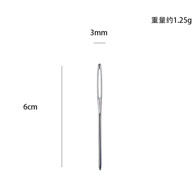 Wholesale 25pcs Household Pointed Hand Sewn Blunt Head Gold Tail Sewn Quilt Cross Stitch Sewing Needle