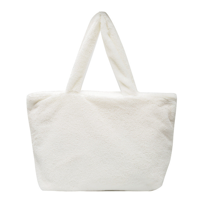 Wholesale Autumn and Winter Cow Pattern Plush Handbags